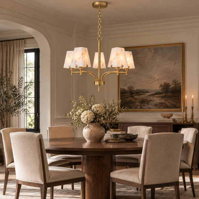 Caltheris Alabaster Chandelier – detail 4