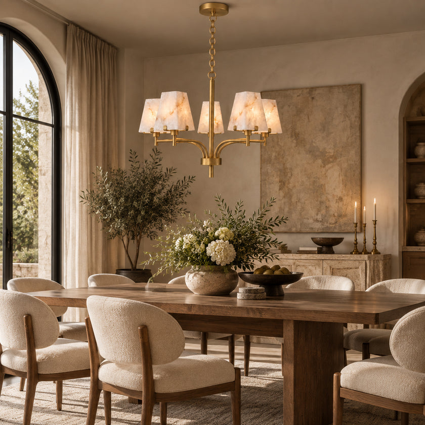 Caltheris Alabaster Chandelier – detail 6