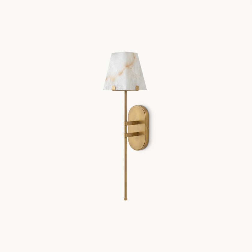 Caltheris Alabaster Wall Sconce