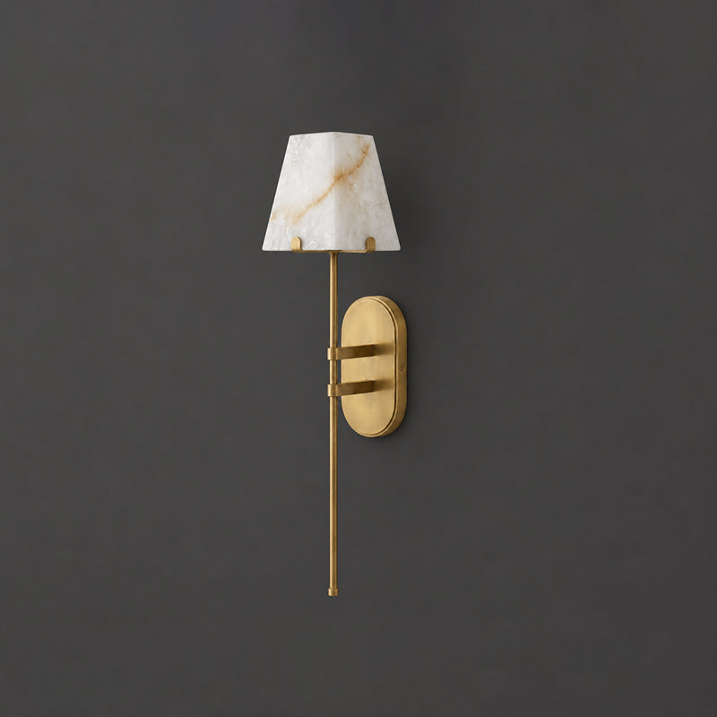Caltheris Alabaster Wall Sconce
