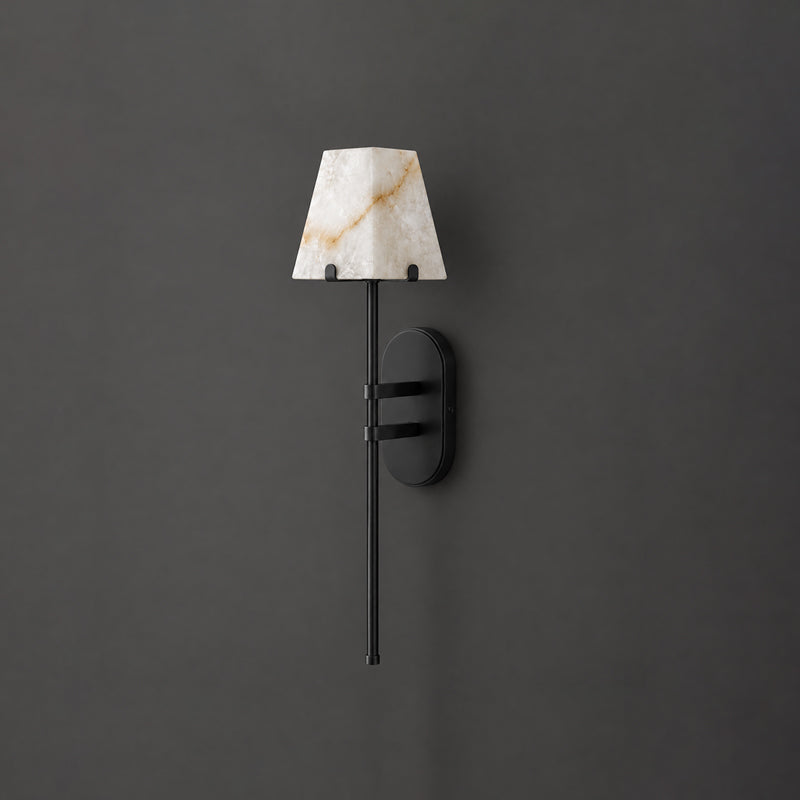 Caltheris Alabaster Wall Sconce