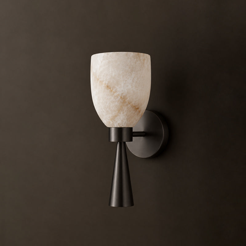Calycina Alabaster Wall Sconce