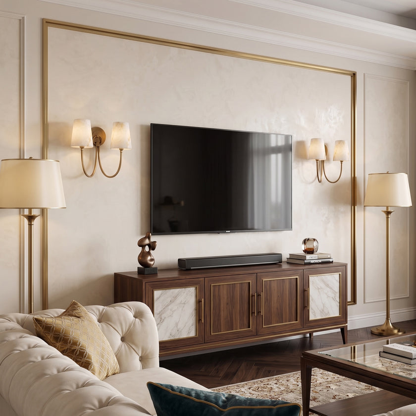 Cameron Alabaster Wall Sconce