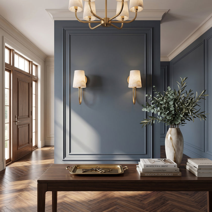 Cameron Alabaster Wall Sconce