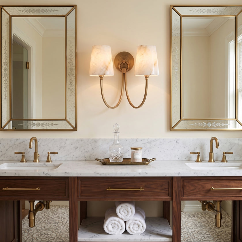 Cameron Alabaster Wall Sconce
