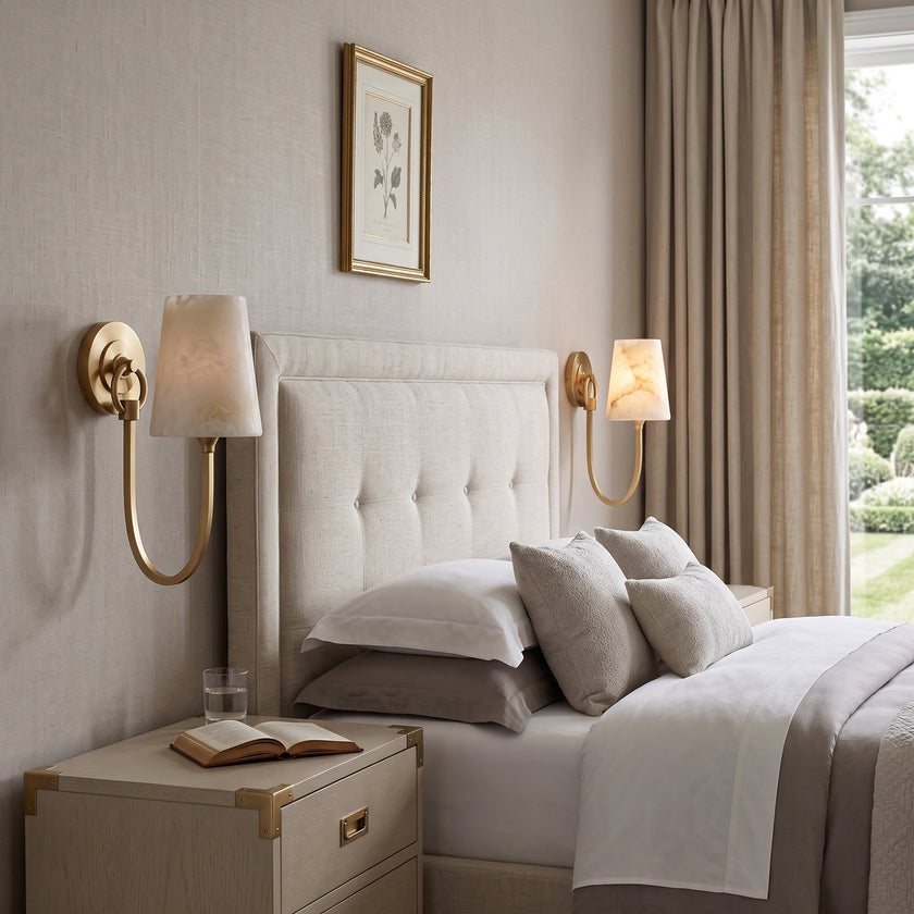 Cameron Alabaster Wall Sconce