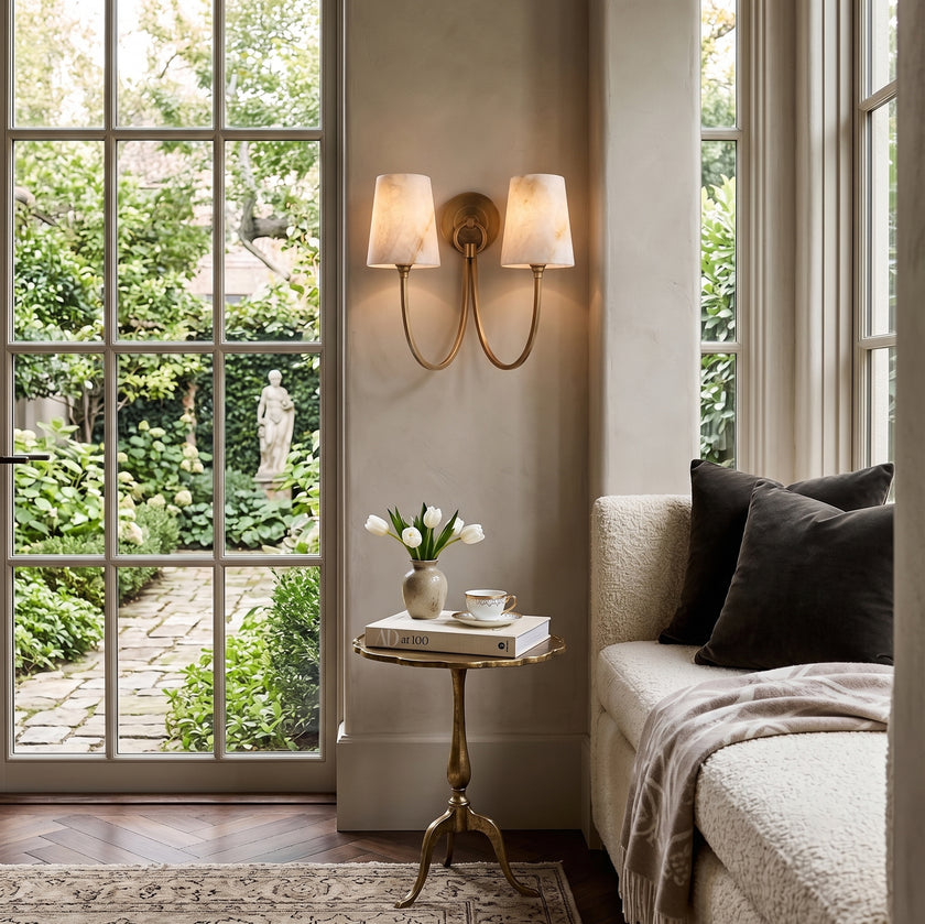 Cameron Alabaster Wall Sconce