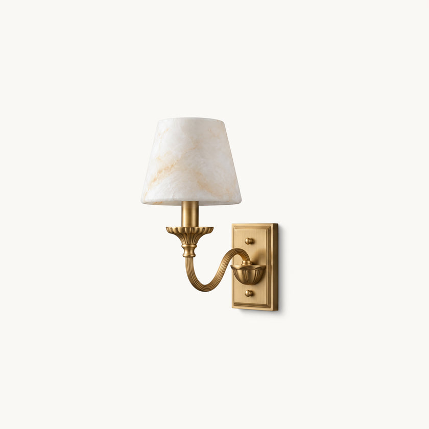 Candelle Alabaster Wall Sconce