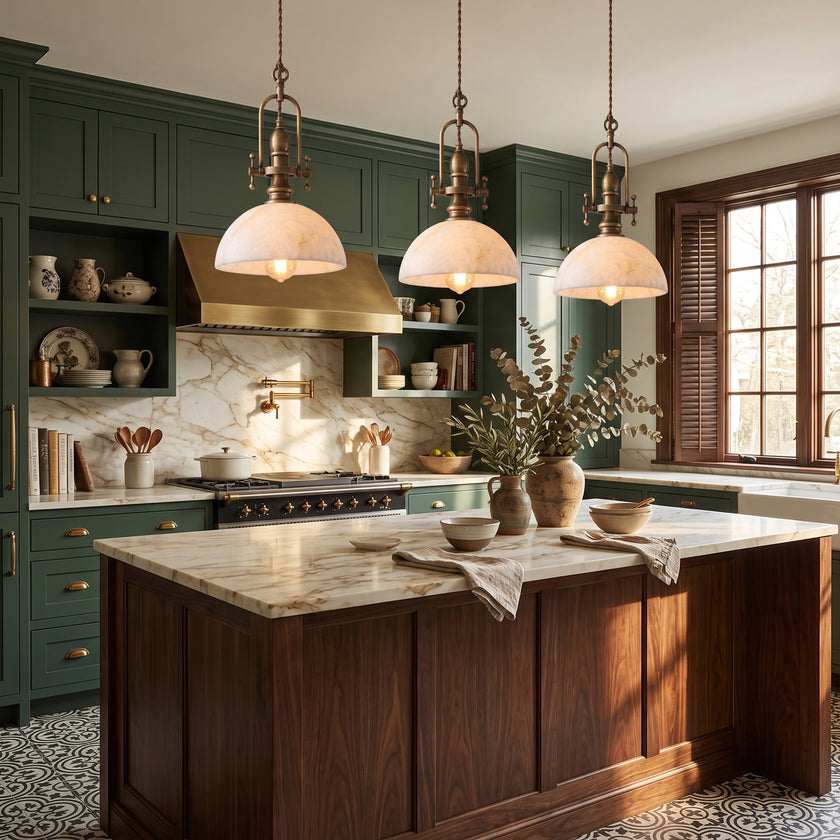 Castile Alabaster Pendant Light