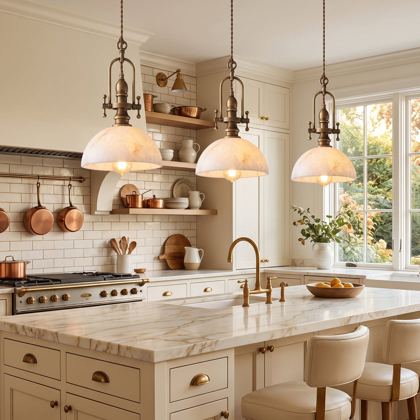 Castile Alabaster Pendant Light