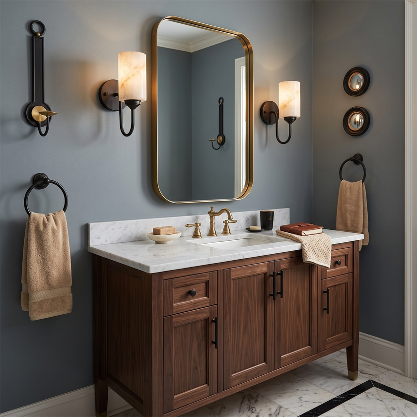Cavorne Alabaster Wall Sconce