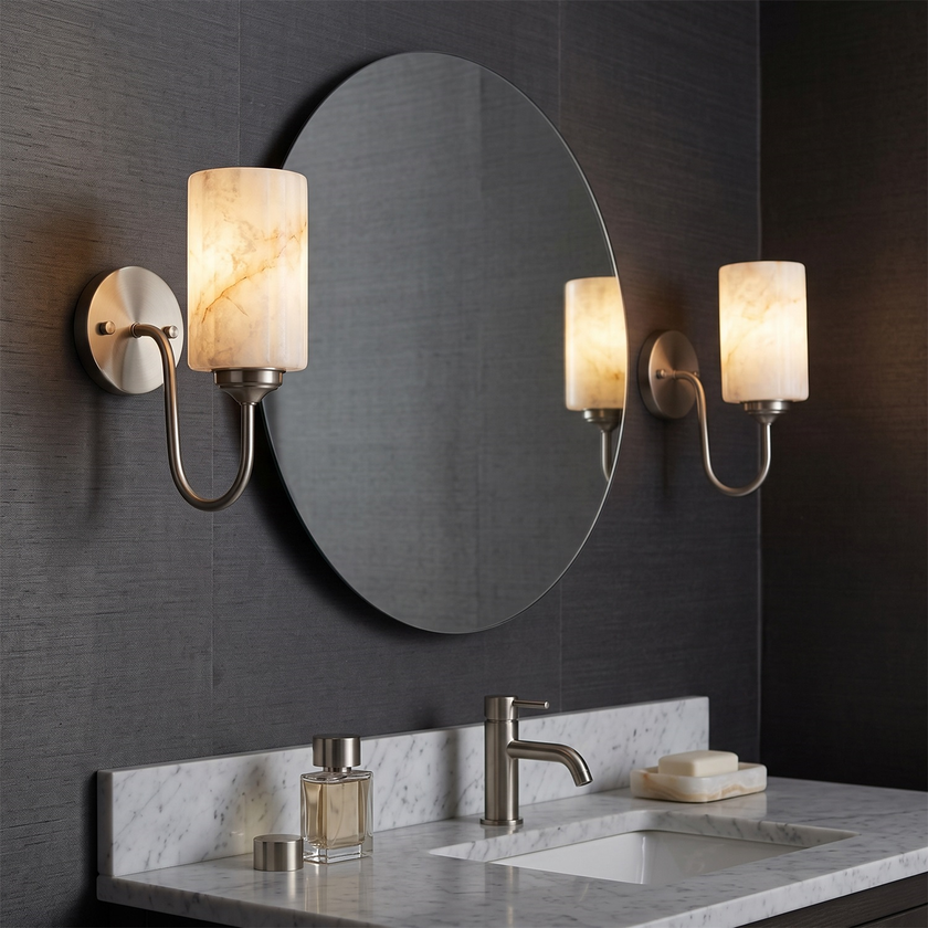 Cavorne Alabaster Wall Sconce