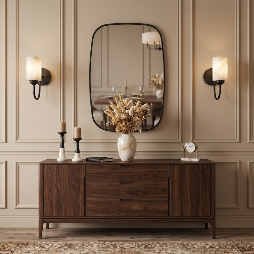 Cavorne Alabaster Wall Sconce