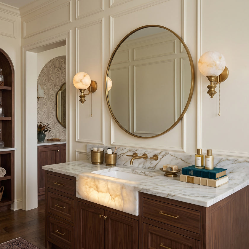 Celine Alabaster Wall Sconce
