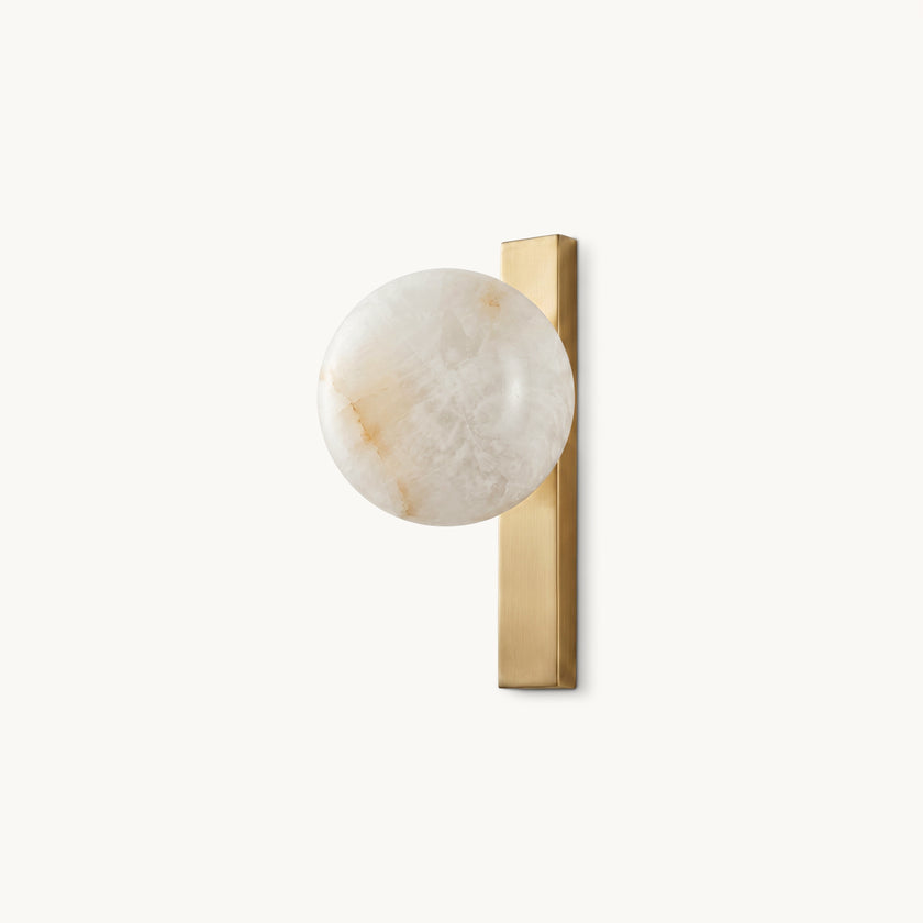 Circ Alabaster Wall Sconce
