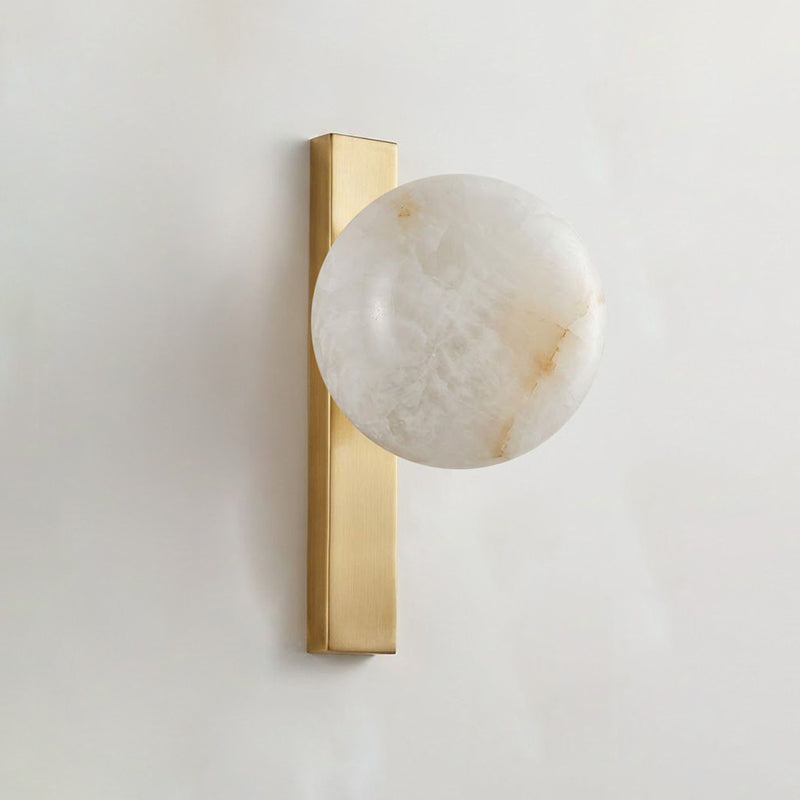 Circ Alabaster Wall Sconce