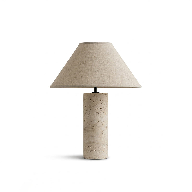 Cline Travertine Table Lamp