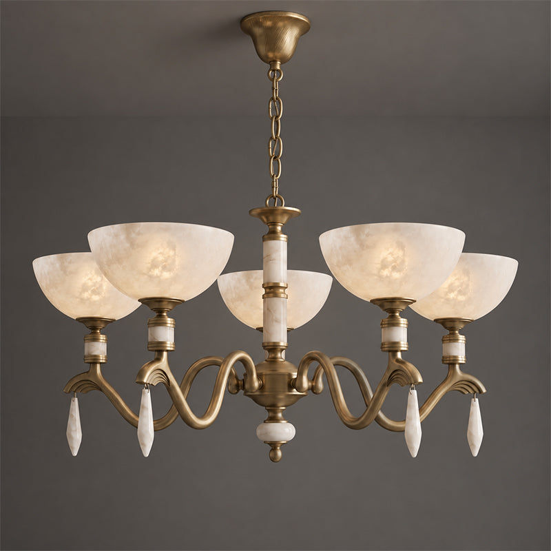 Craterina Alabaster Chandelier