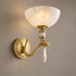 Craterina Alabaster Wall Sconce