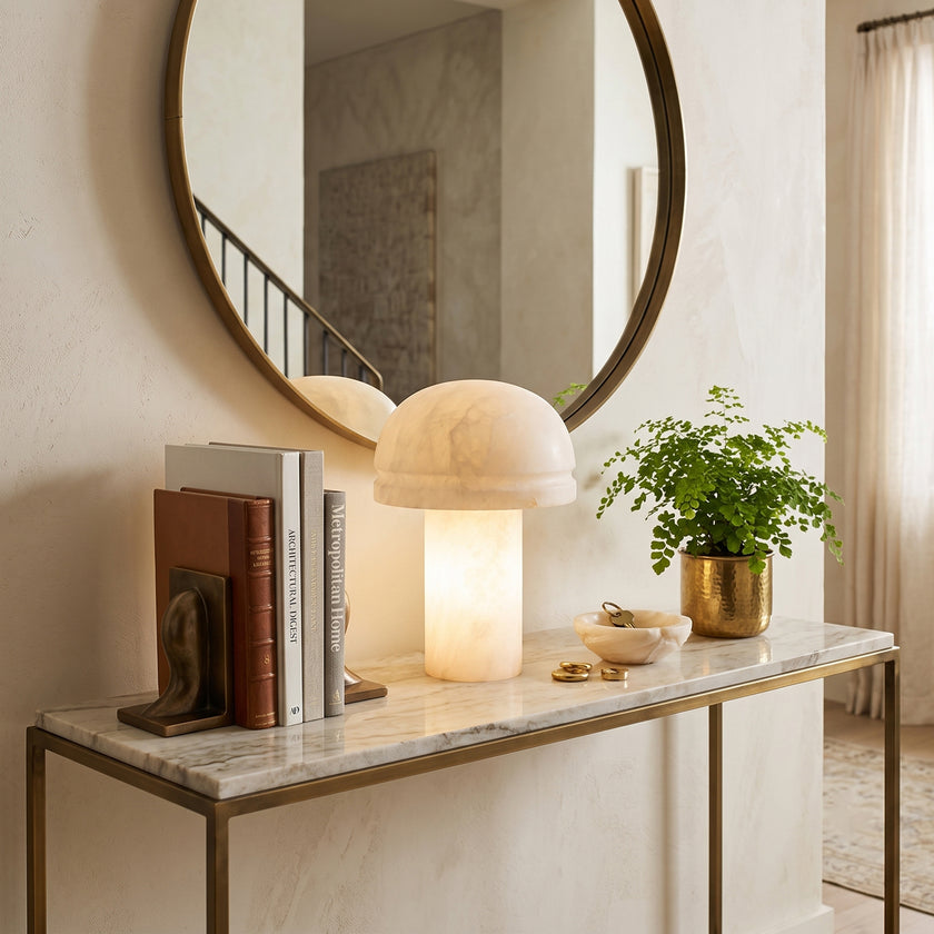 Dometra Alabaster Table Lamp