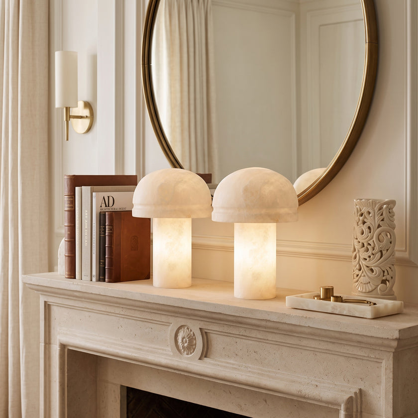 Dometra Alabaster Table Lamp