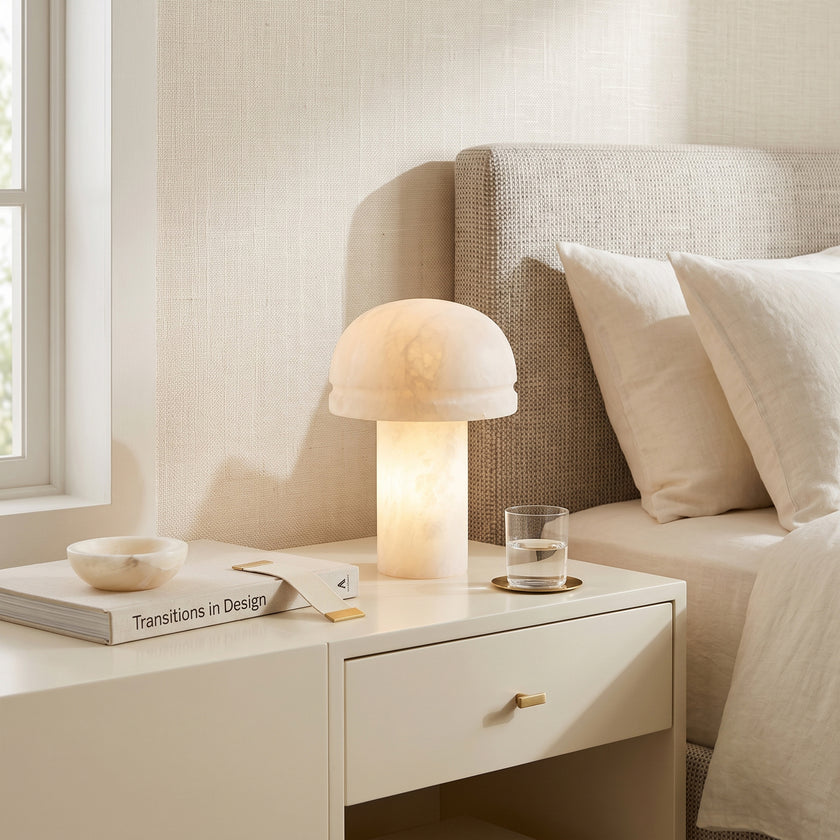 Dometra Alabaster Table Lamp