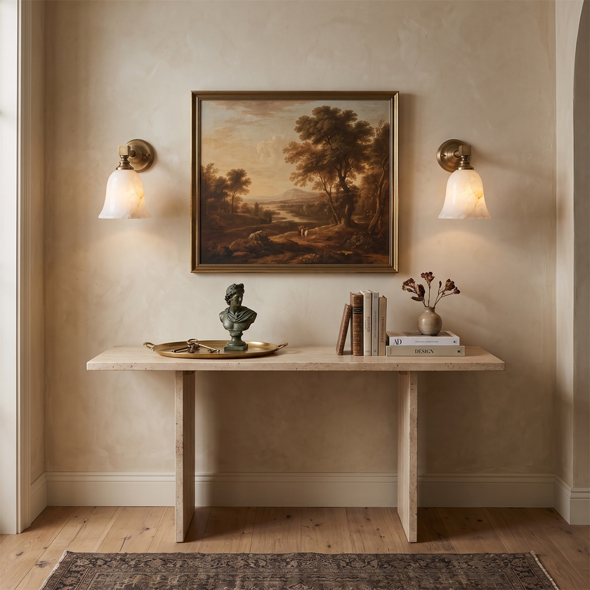 Dorothy Alabaster Wall Sconce