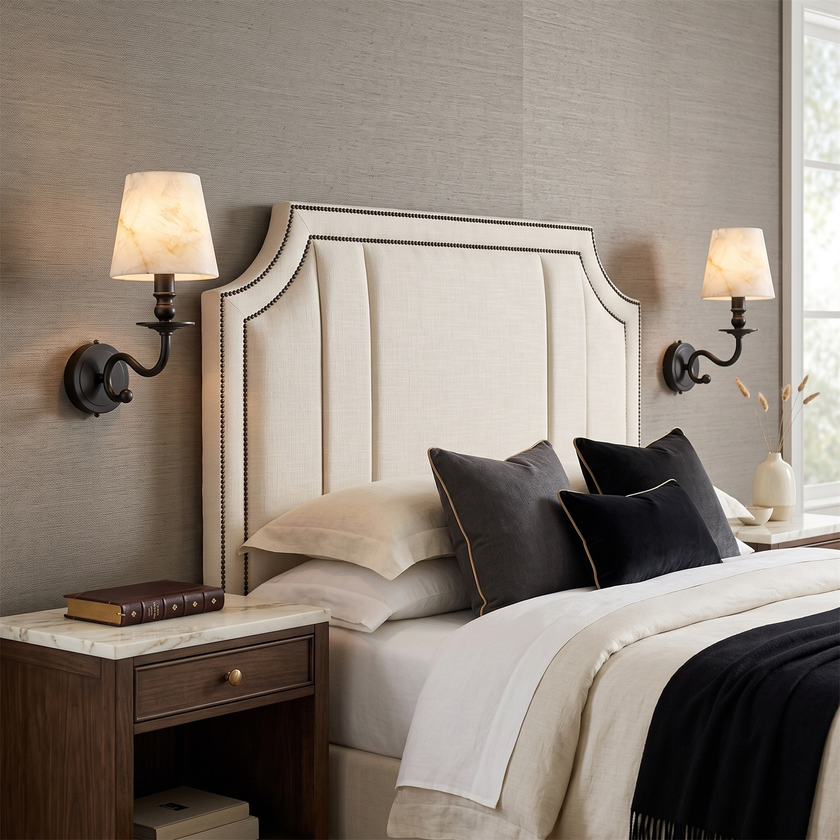 Elspeth Alabaster Wall Sconce