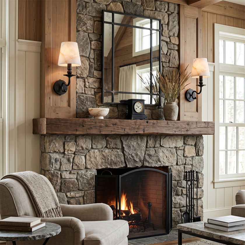 Elspeth Alabaster Wall Sconce