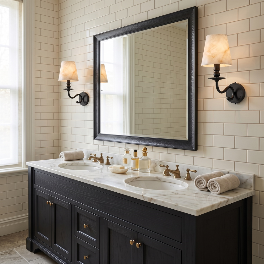 Elspeth Alabaster Wall Sconce