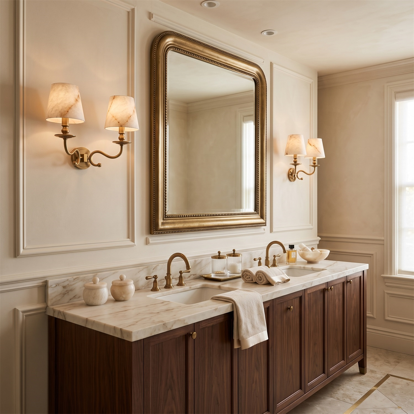 Elspeth Alabaster Wall Sconce