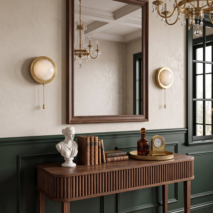 Espiria Alabaster Wall Sconce