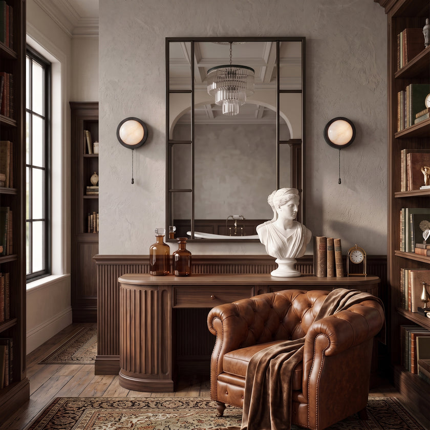 Espiria Alabaster Wall Sconce