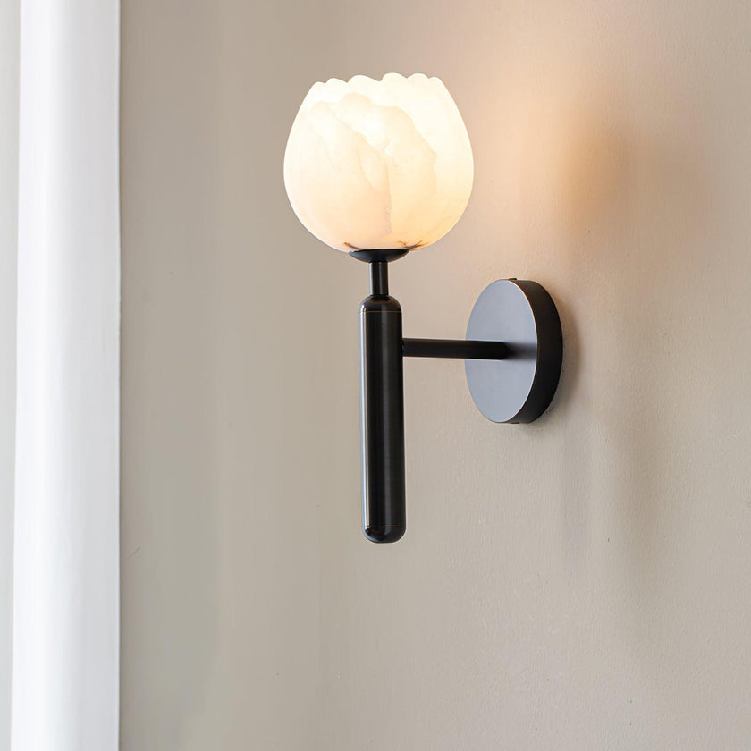 Florique Alabaster Wall Sconce