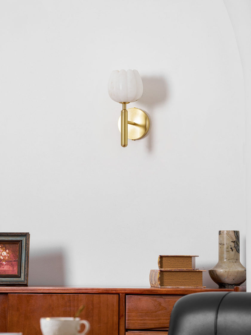 Florique Alabaster Wall Sconce
