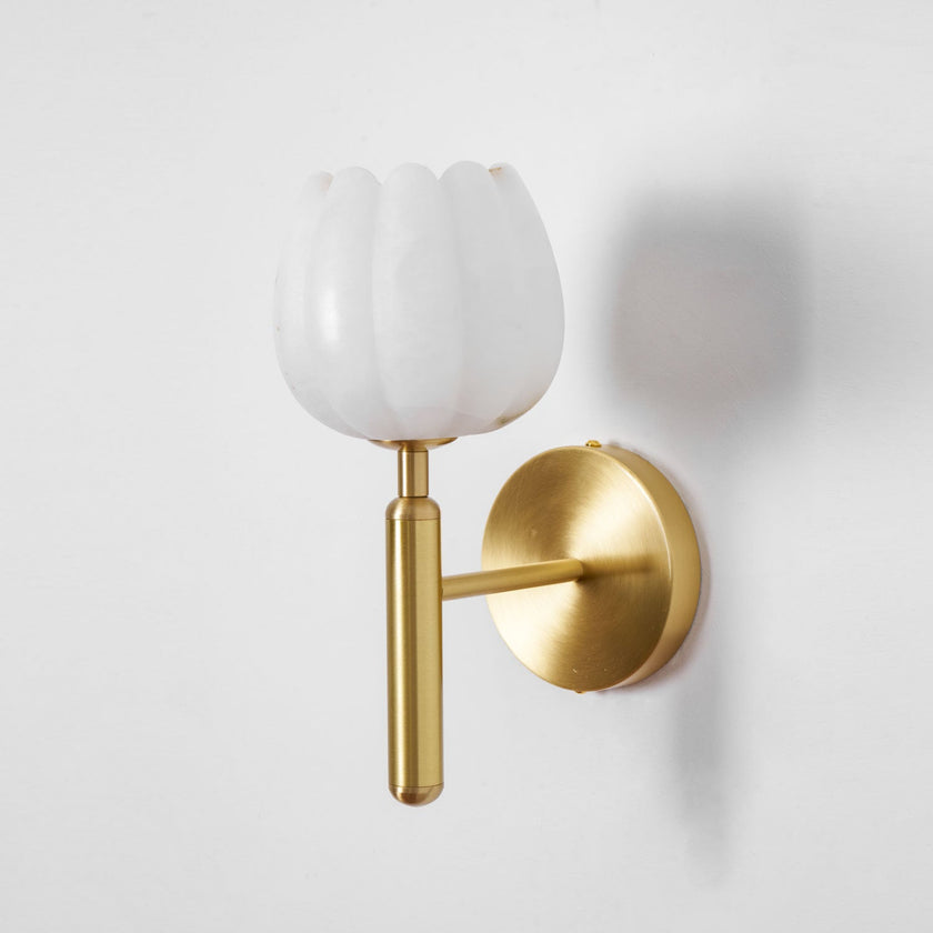 Florique Alabaster Wall Sconce