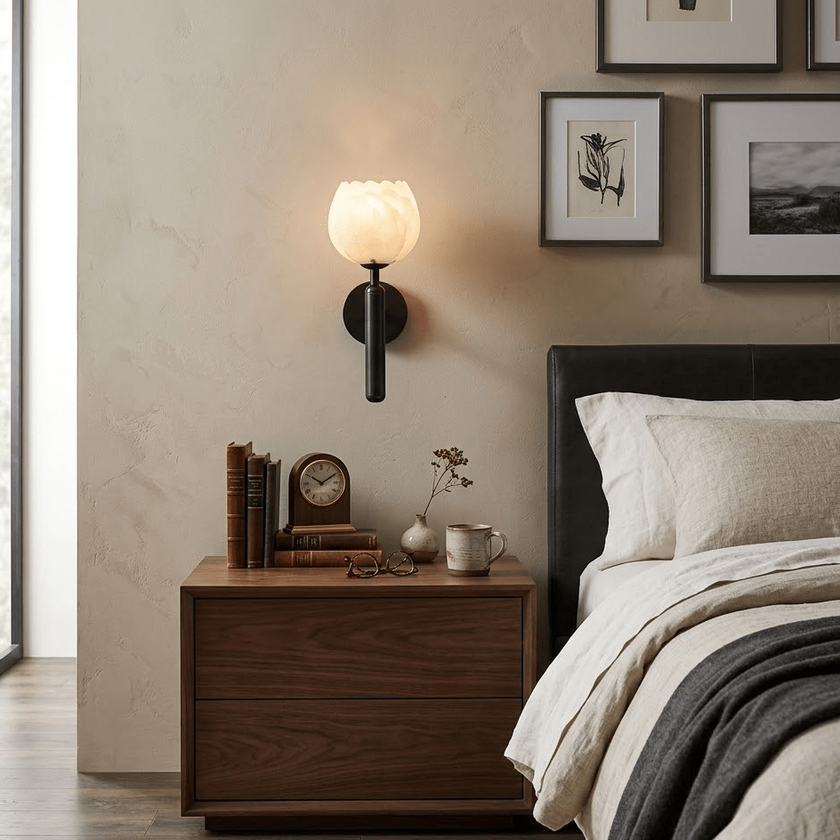 Florique Alabaster Wall Sconce