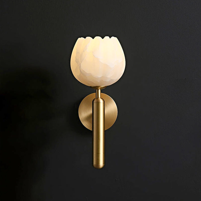 Florique Alabaster Wall Sconce