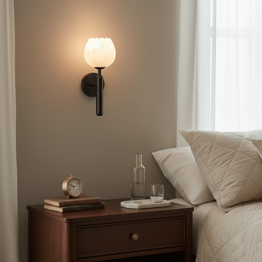 Florique Alabaster Wall Sconce