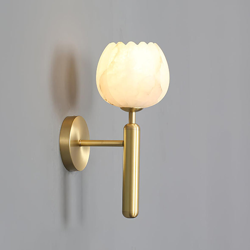 Florique Alabaster Wall Sconce