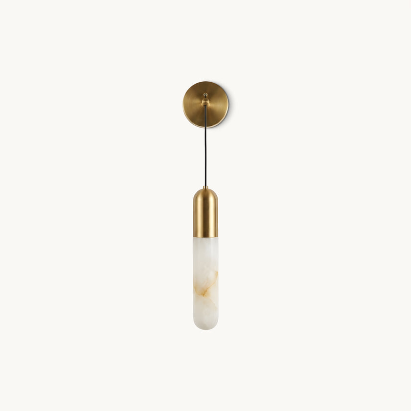 Flume Alabaster Wall Sconce