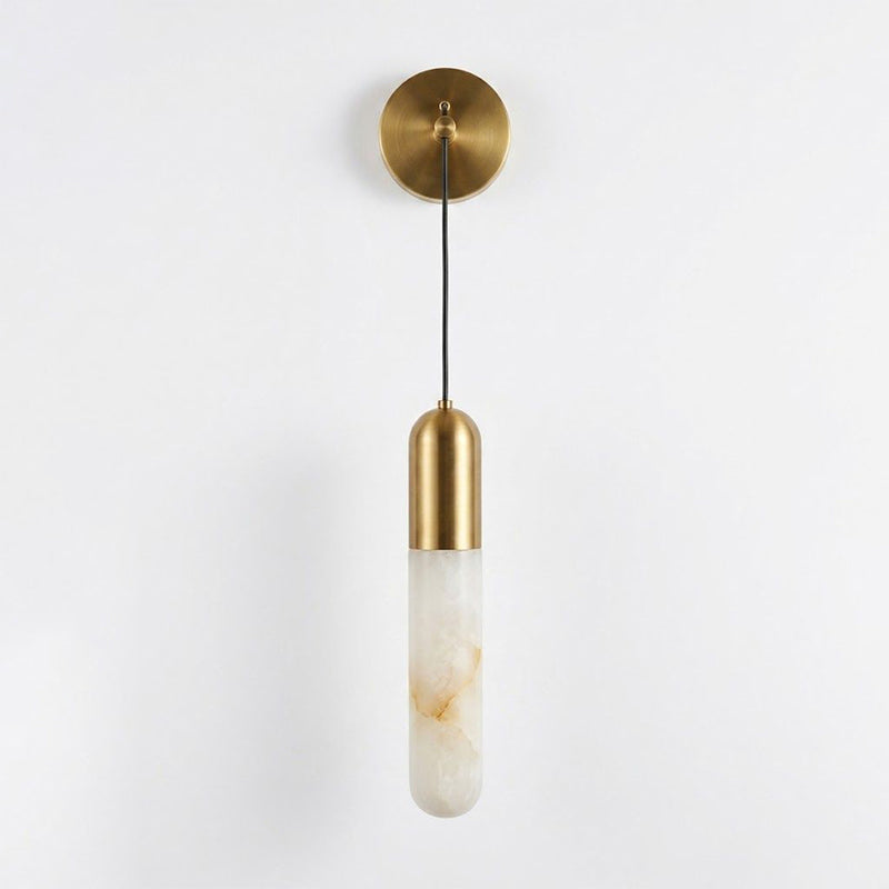 Flume Alabaster Wall Sconce