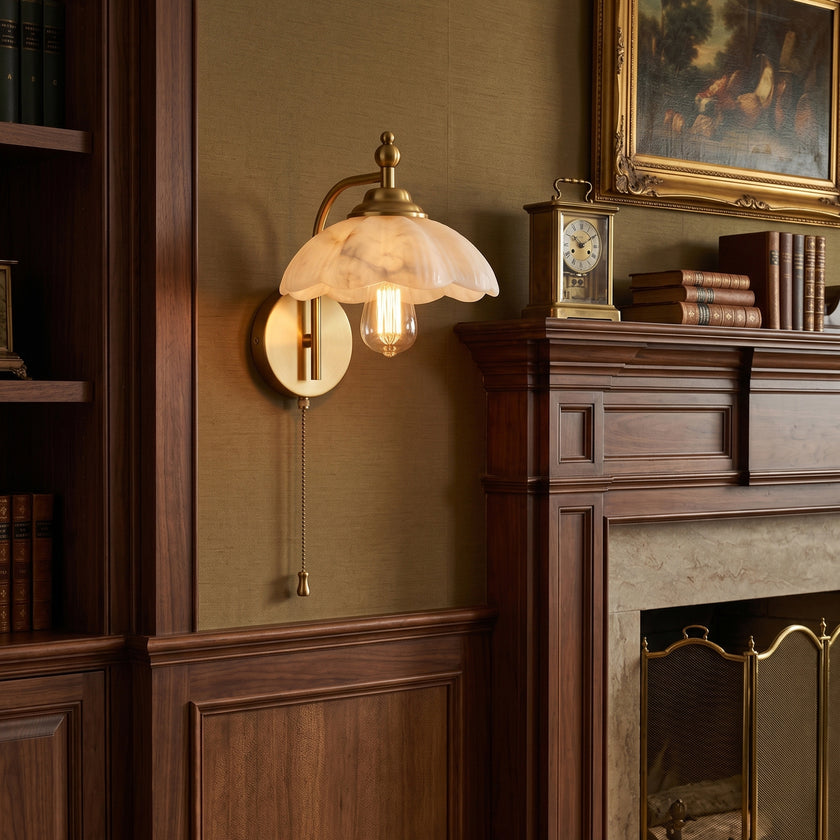 Freya Alabaster Wall Sconce