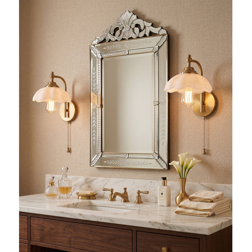 Freya Alabaster Wall Sconce
