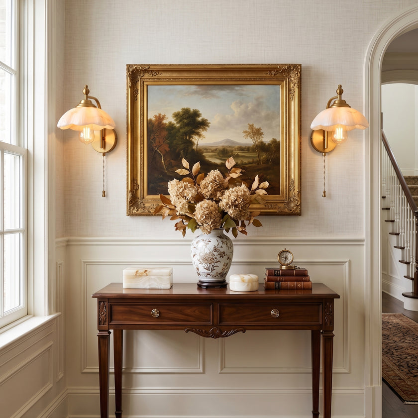 Freya Alabaster Wall Sconce