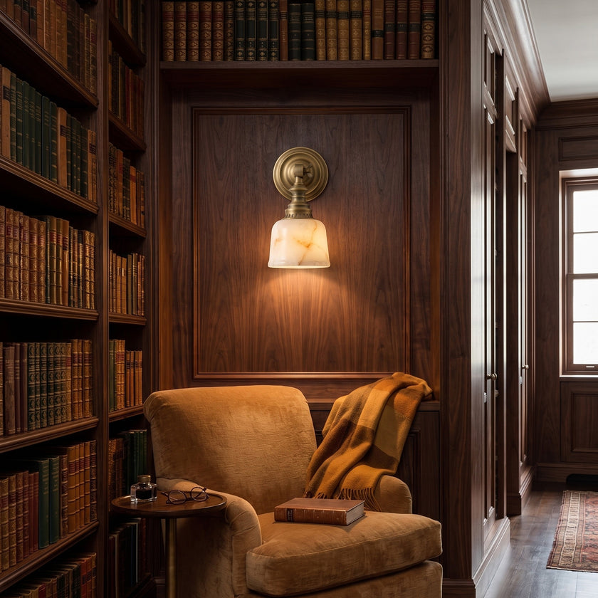 Frida Alabaster Wall Sconce