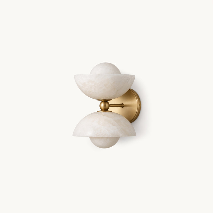 Gemella Alabaster Wall Sconce