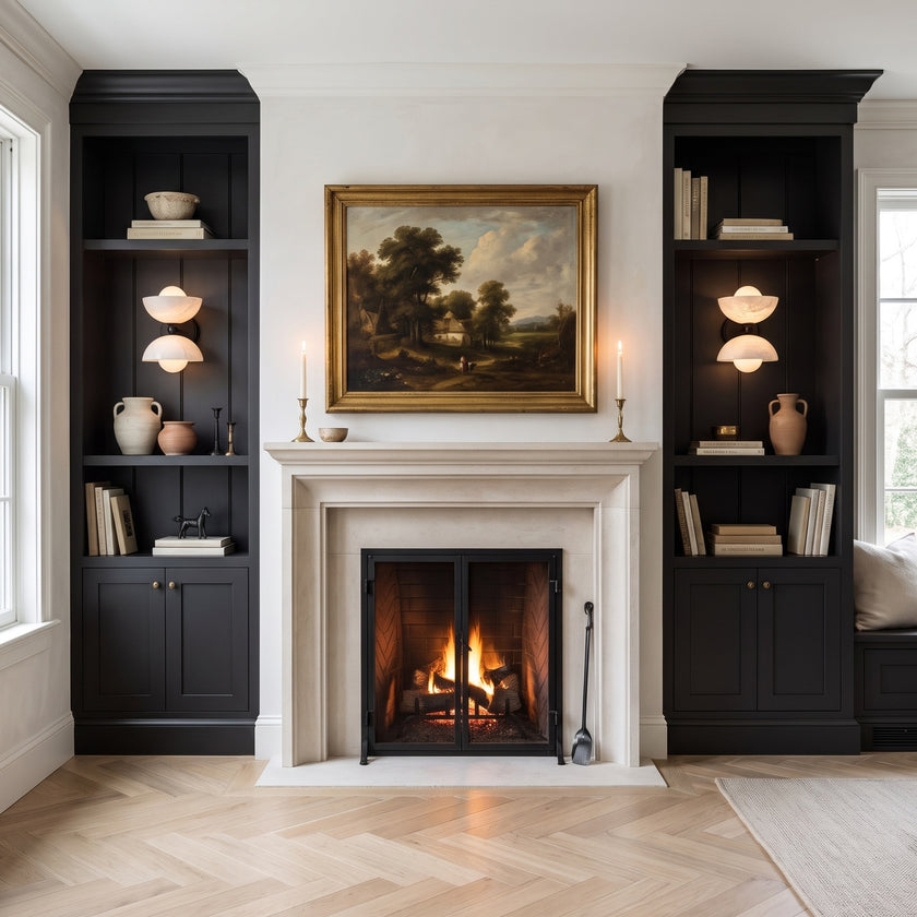 Gemella Alabaster Wall Sconce