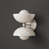 Satin Nickel & White