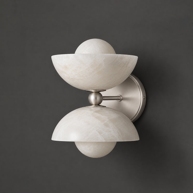 Gemella Alabaster Wall Sconce